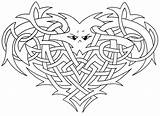 Celtic Knotwork Heart Coloring Page  Free Printable Coloring Pages For sketch template