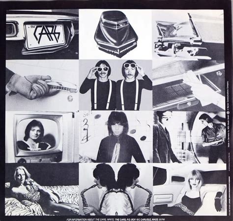 “The Cars” debut album inner vinyl sleeve from 1978. An Elektra Records release. Cool photo ...