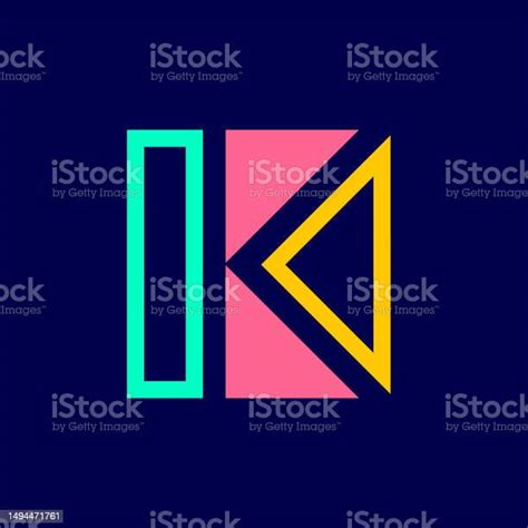 Logo Design With Letter K Stock Illustration - Download Image Now - Logo, Letter K, Abstract ...