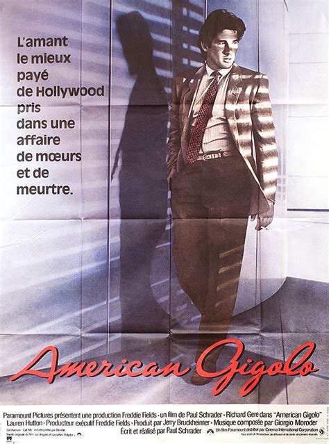 American Gigolo Original 1980 French Grande Movie Poster - Posteritati ...