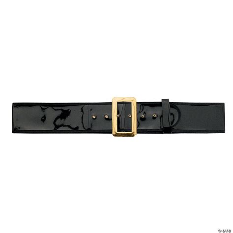 Glossy Patent Leather Santa Belt | Oriental Trading