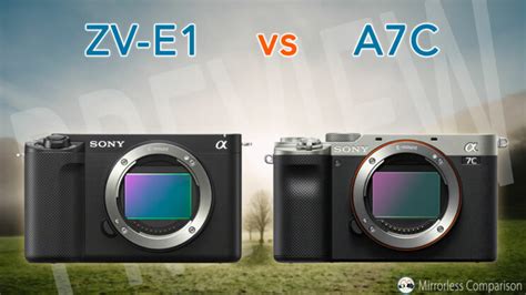 Sony ZV-E1 vs A7C - The 10 Main Differences - Mirrorless Comparison