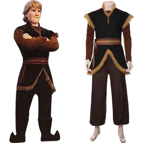 Frozen 2 Prince Kristoff Outfit Cosplay Costume | Kristoff costume ...