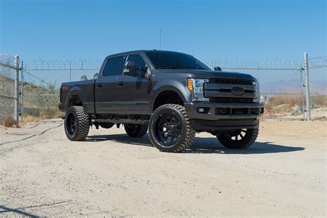 When Style Meets Truck Performance: Customized Black Lifted Ford F-250 ...