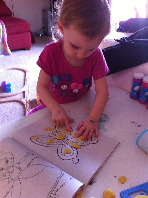 Coloring with Play Dough: A Fun and Creative Activity for Kids