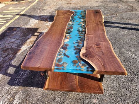 Epoxy Resin River Tables In New Jersey