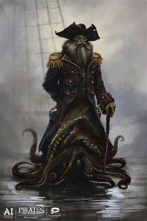 Davy Jones by https://www.deviantart.com/andivart on @DeviantArt | Pirate art, Concept art ...