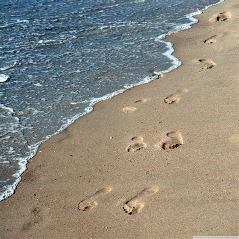 Footprints In The Sand HD Wallpapers - Wallpaper Cave