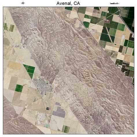 Aerial Photography Map of Avenal, CA California