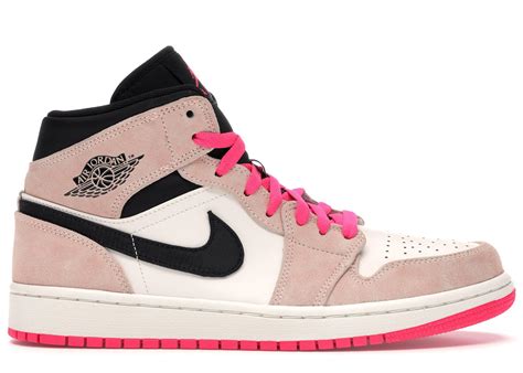 Nike Aj 1 Mid Se Basketball Shoes in Pink for Men - Save 11% - Lyst