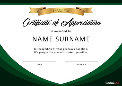 Free Editable Certificate Of Appreciation Template Word