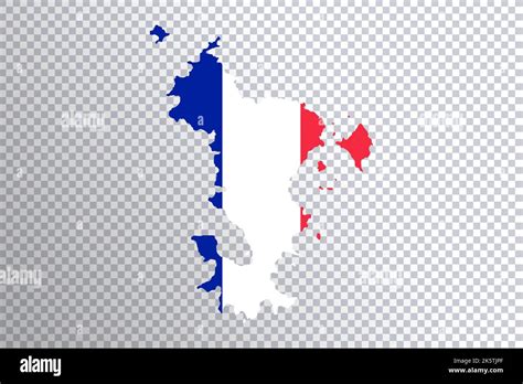 Mayotte flag on map, transparent background, Clipping path Stock Photo - Alamy