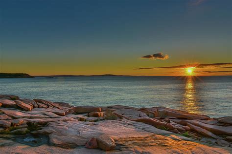 Acadia National Park Sunrise Photograph by Stan Dzugan