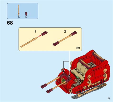 LEGO 40499 Santa's Sleigh Instructions, Seasonal - Christmas