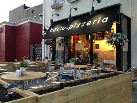 Bacio Pizzeria Dc Park, Veg Restaurant, Four Square, Washington Dc, The Neighbourhood, Outdoor ...