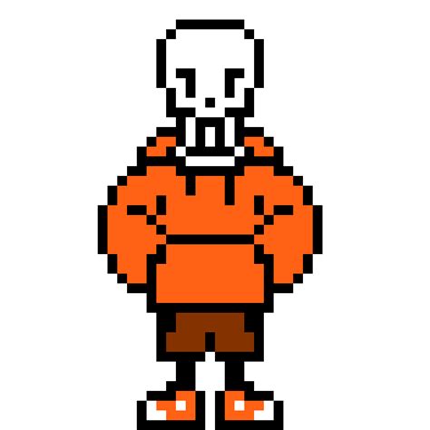 Overworld Underswap Papyrus Sprite - This was my first attempt at a battle sprite, since in the ...