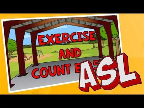 Exercise and Count by 5's | ASL Version | Jack Hartmann| Count to 100 by 5 - YouTube