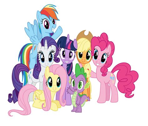 Mlp group vector by MLPLOVERNEXTGEN on DeviantArt