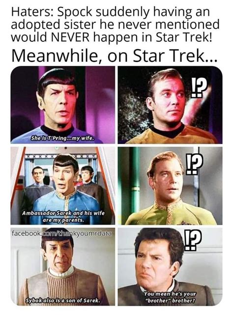 Star Trek Meme, Star Trek Spock, Star Trek Tos, Funny Star Trek, Star ...