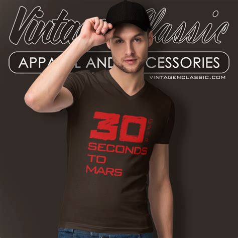 30 Seconds To Mars Shirt Logo Art - Vintagenclassic Tee