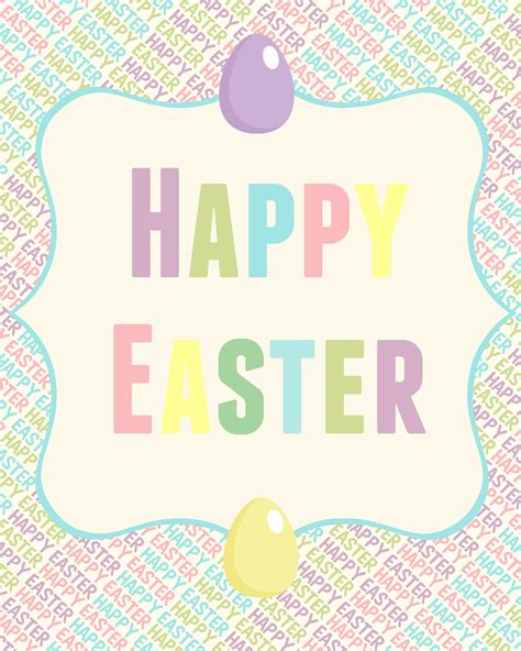 Happy Easter Printable Images