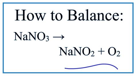 Give the Formula for Sodium Nitrate