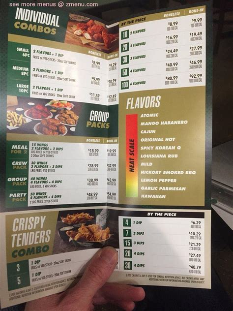 Online Menu of Wingstop Restaurant, Evansville, Indiana, 47715 - Zmenu