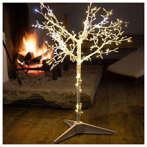 Metal Christmas tree with lights 90 cm, 210 LEDs warm and | online sales on HOLYART.com