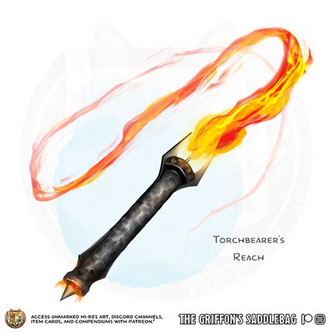 {The Griffon's Saddlebag} Torchbearer's Reach | Weapon (whip ...