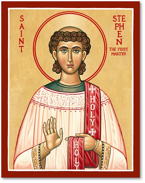 DECEMBER 26: SAINT STEPHEN, DEACON AND MARTYR — Christ Church Cathedral