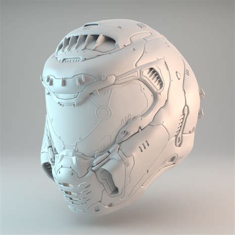 Doom Eternal Slayer Helmet 3D model 3D printable | CGTrader