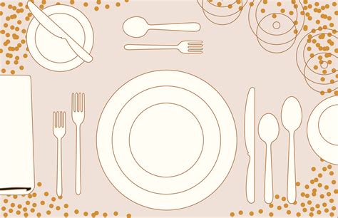 Table Setting Diagram Printable