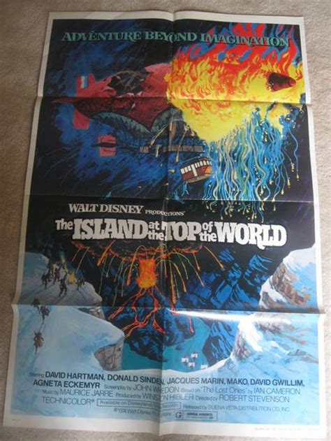 The Island at the Top of the World Original One Sheet Movie Poster 1974 – RonSusser.com