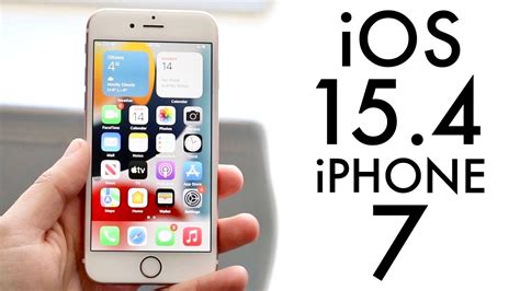 iOS 15.4 On iPhone 7! (Review) - YouTube