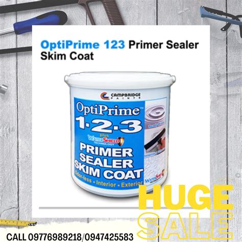 OPTI PRIME PRIMER, SEALER, SKIM COAT, Commercial & Industrial, Construction & Building Materials ...