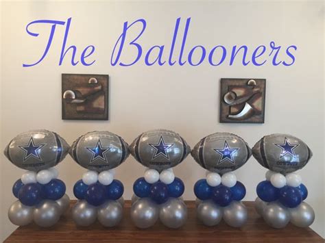 Balloons - Dallas Cowboys Theme | Balloons by Simeon | Pinterest | Cowboys, Cowboy theme and ...