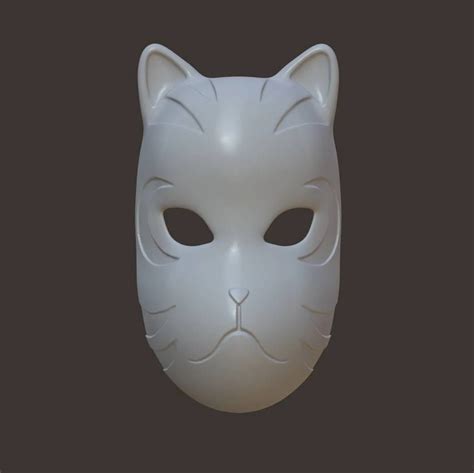 OBJ file Yamato Anbu Mask・3D printing idea to download・Cults