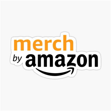 "Merch By Amazon Logo " Sticker for Sale by tracyaldora | Redbubble