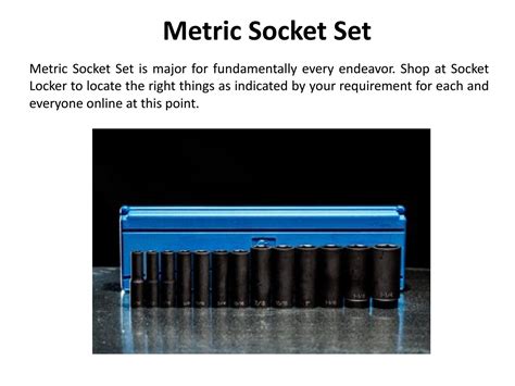 Buy the best Metric Socket Set by Socket Locker - Issuu