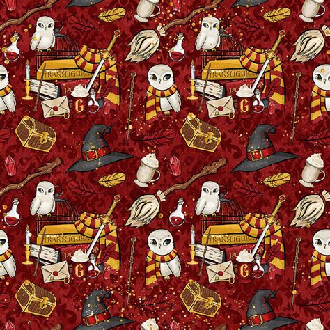 Harry potter fabric harry potter prints licensed fabric harry potter ...