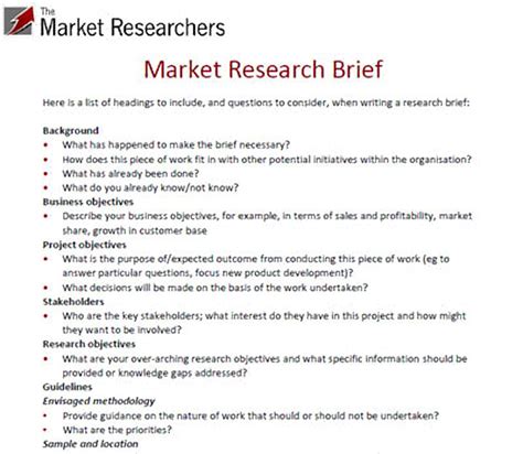 12+ Market Research Proposal Templates - Word, PDF, Pages | Free ...