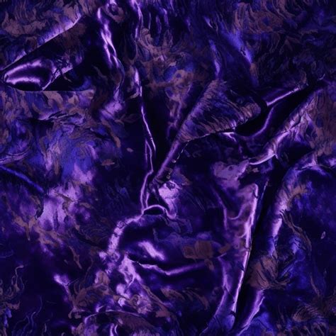 Premium Photo | Purple and black fabric with a pattern of leaves and flowers generative ai