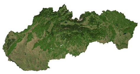 Map of Slovakia - GIS Geography