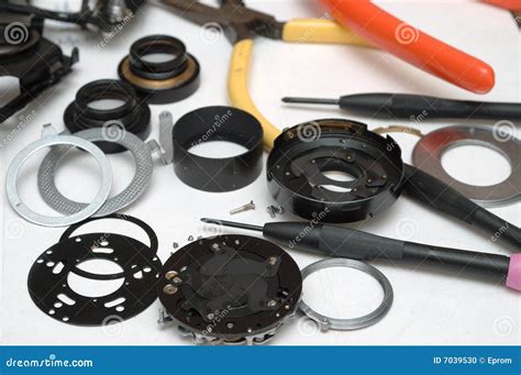 Camera repair view stock photo. Image of link, disassemble - 7039530