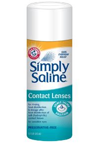 Simply Saline Solution for Contact Lenses 12 oz – Mountainside Medical ...