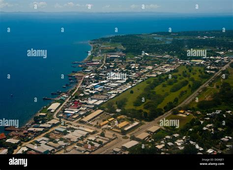 Aerial view, Honiara, Honiara, Honiara City Province, Solomon Islands ...