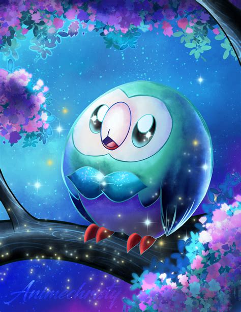 Shiny Rowlet by Animechristy | Rowlet pokemon, Cute pokemon wallpaper, Pokemon rowlet