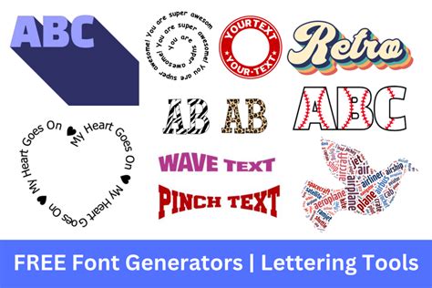 Font Generator Tools: Free Lettering Styles And Alphabets