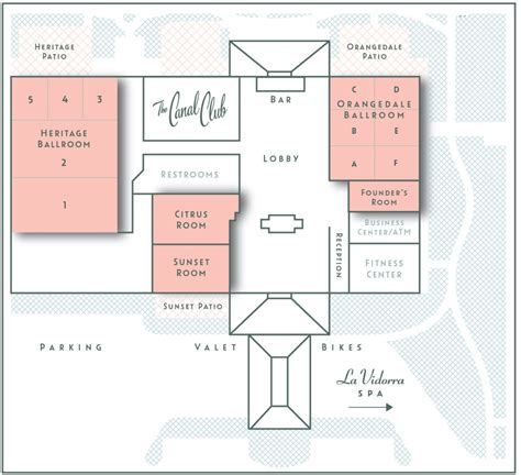 Meeting & Event Space Floor Plans | The Scott Resort & Spa