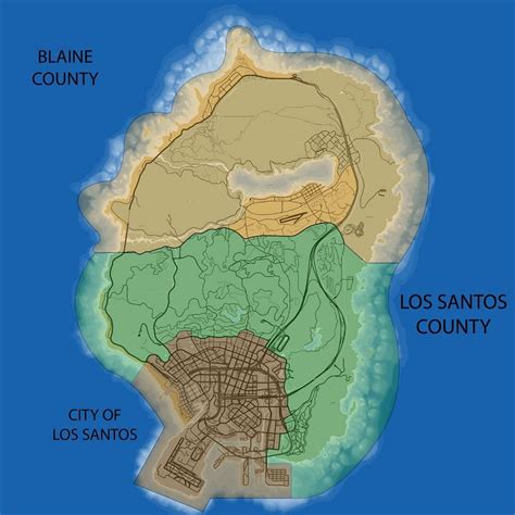 Gta 5 City Map